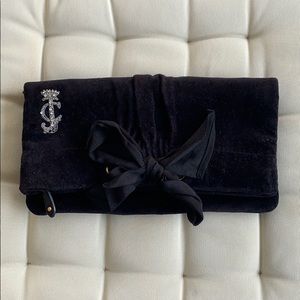 Juicy Couture Black Double Zip Clutch